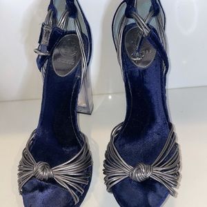 GUESS Blue Platform Heels